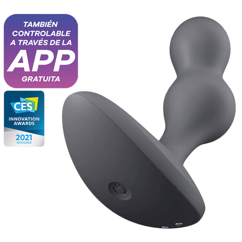 SATISFYER CONNECT APPLICATION PLUG VIBRANT DEEP DIVER GRIS - Aura Intime