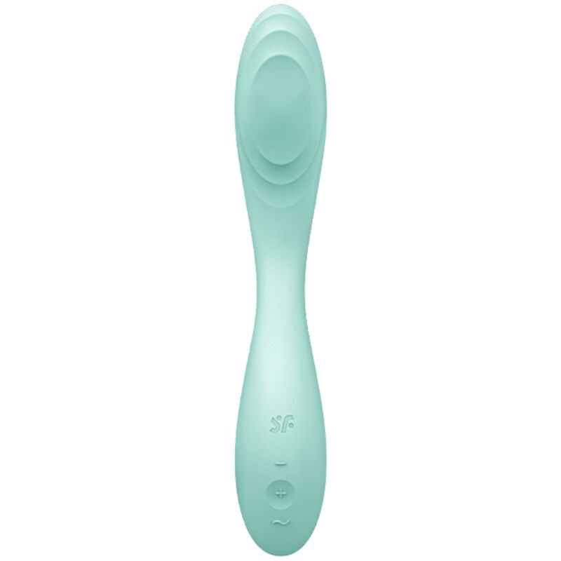 SATISFYER VIBRATOR Vibrateur Spot G Rrrolling Pleasure Vert — vue arrière