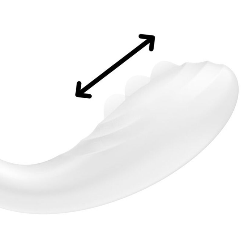 SATISFYER VIBRATOR Vibrateur Spot G Rrrolling Pleasure Blanc — vue détaillée