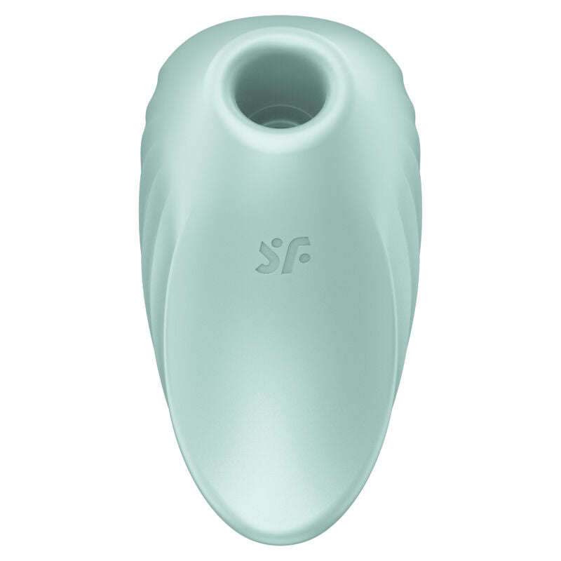 SATISFYER AIR PULSE Stimulateur Vibrateur Pearl Diver Vert — vue détaillée