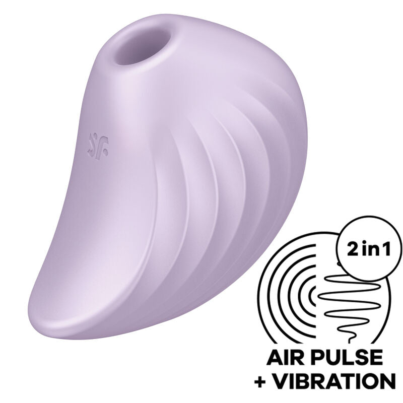 SATISFYER AIR PULSE Stimulateur Vibrateur Pearl Diver Violette - Aura Intime