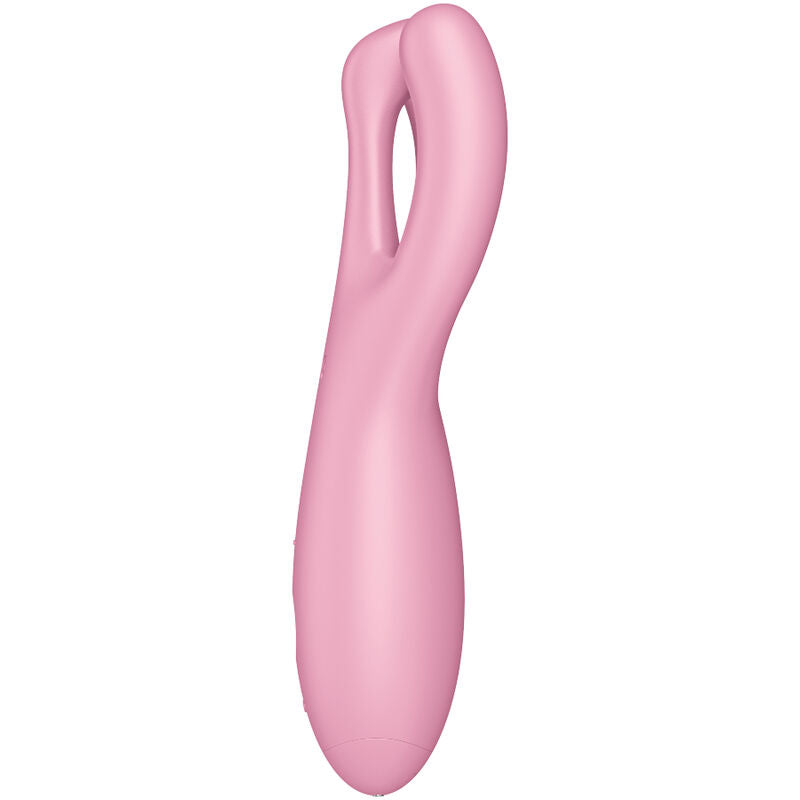 SATISFYER CONNECT Application Vibrateur Threesome 4 Rose — vue alternative