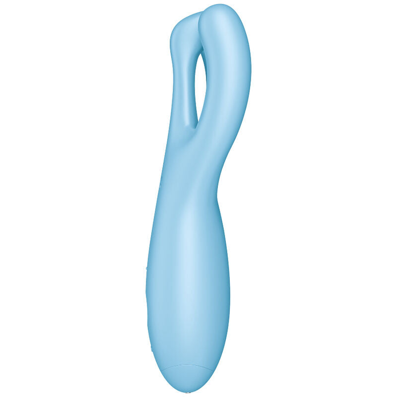 SATISFYER CONNECT Application Vibrateur Threesome 4 Bleu — vue alternative