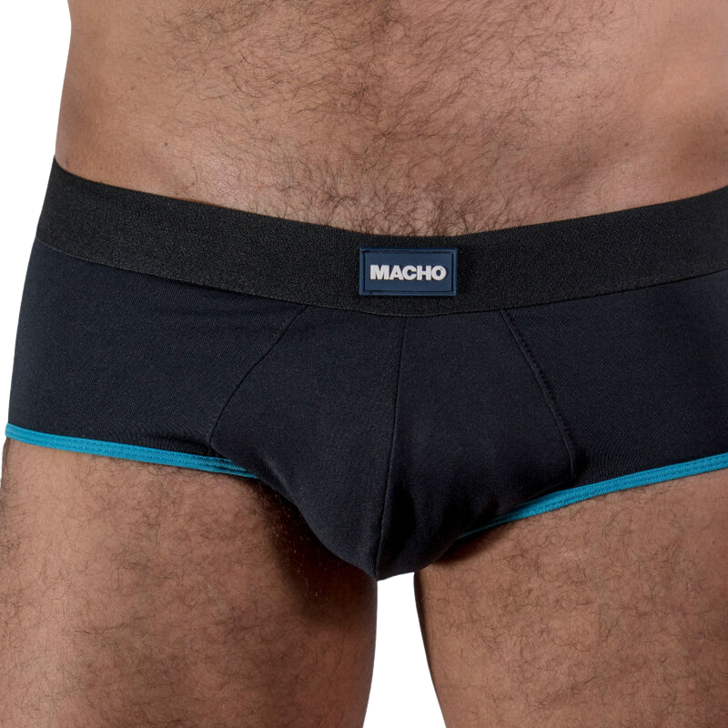 MACHO UNDERWEAR Ms24B Culotte Bleu Foncé S - Aura Intime