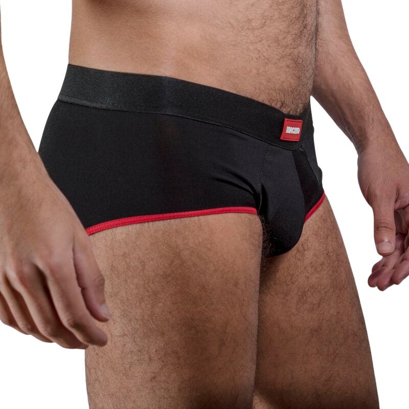 MACHO UNDERWEAR Ms24R Slip Rouge Foncé S — vue détaillée