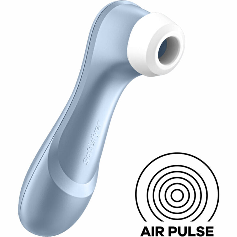 SATISFYER AIR PULSE Stimulateur Bleu Pro 3 - Aura Intime
