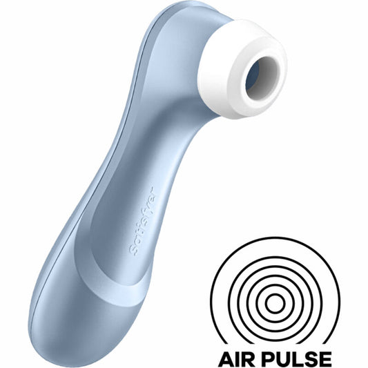 SATISFYER AIR PULSE Stimulateur Bleu Pro 3 - Aura Intime
