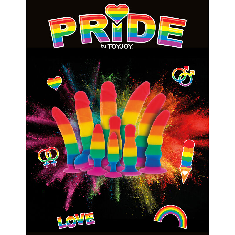 PRIDE Dildo Drapeau Lgbt 15 Cm — vue alternative