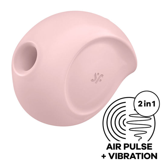 SATISFYER AIR PULSE Stimulateur Vibrateur D'Impulsions D'Air Sugar Rush Rose - Aura Intime