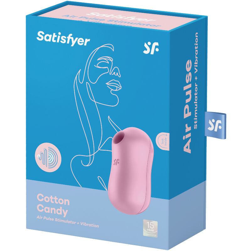 SATISFYER AIR PULSE Stimulateur Vibrateur D'Impulsions D'Air Barbe À Coton Lilas — vue alternative