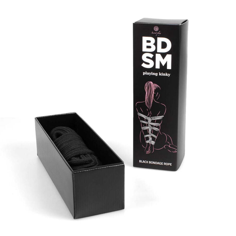 SECRETPLAY 100% FETISH Corde Bondage Noire Collection Bdsm — vue alternative