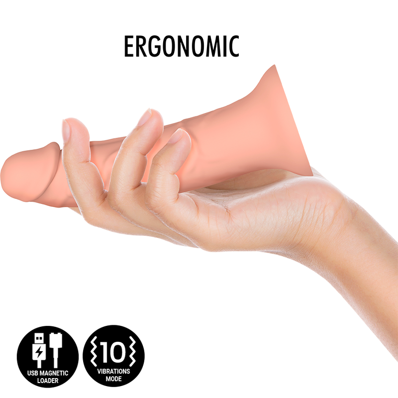MYTHOLOGY - Asher Original Dildo S - Vibrateur Compatible Avec La Technologie Sans Fil Watchme
