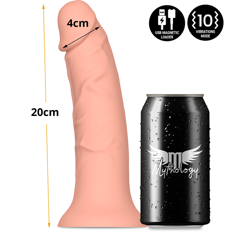 MYTHOLOGY FANTASY DILDO ASHER ORIGINAL DILDO M - VIBRATEUR COMPATIBLE TECHNOLOGIE... — accessoires inclus