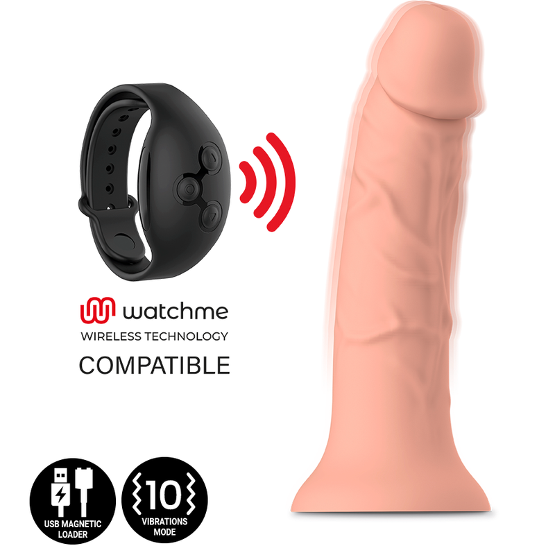 MYTHOLOGY - Asher Original Dildo M - Vibrateur Compatible Avec La Technologie Sans Fil Watchme