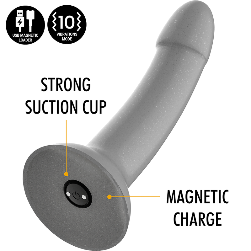 MYTHOLOGY - Rune Majestic Dildo S - Vibrateur Watchme Technologie Sans Fil Compatible
