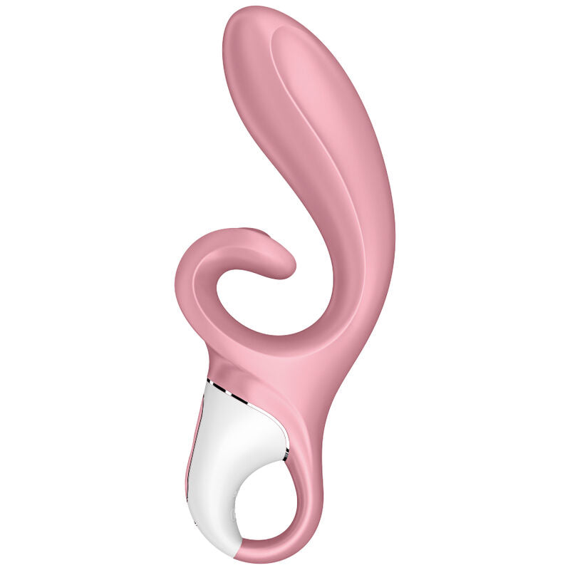 SATISFYER CONNECT Application Vibrateur Hug Me Rabbit Rose - Aura Intime