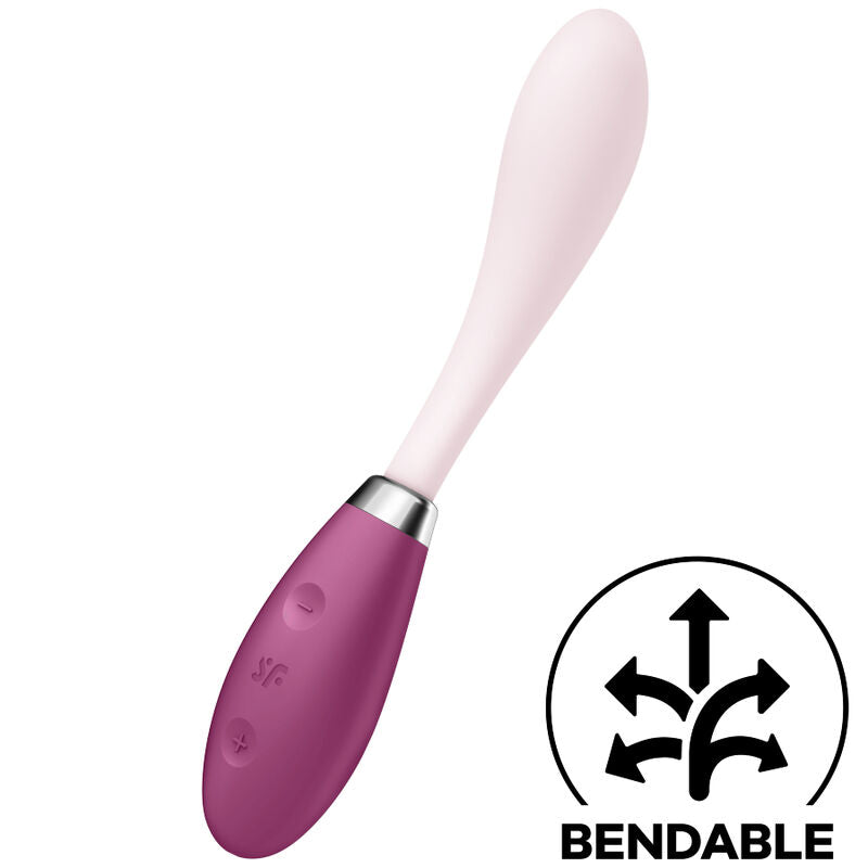 SATISFYER VIBRATOR Vibrateur Multi G-Spot Flex 3 Rouge - Aura Intime