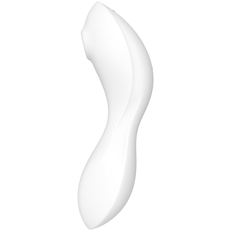 SATISFYER CONNECT Application Stimulateur Vibrateur Curvy Trinity 5 Blanc — vue détaillée