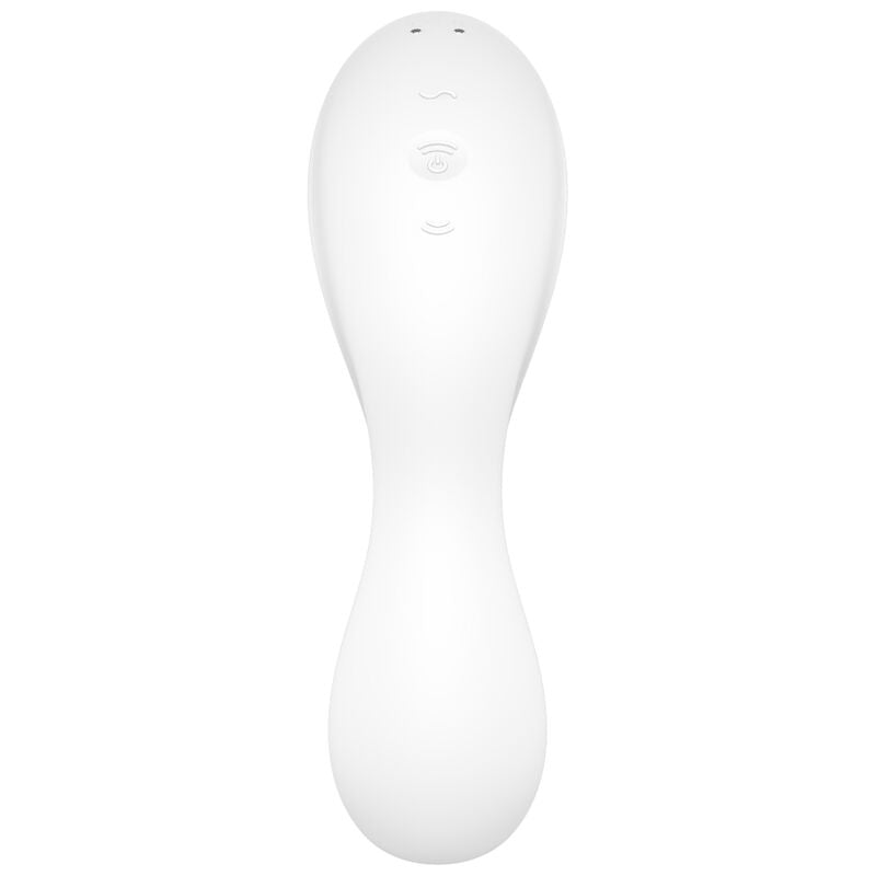 SATISFYER CONNECT Application Stimulateur Vibrateur Curvy Trinity 5 Blanc — vue alternative