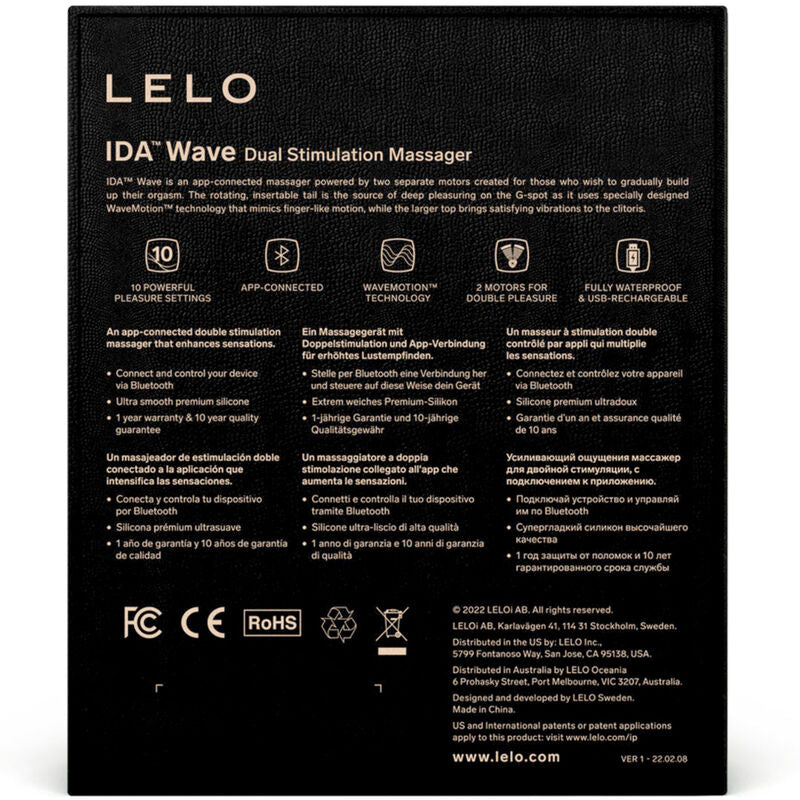 LELO Masseur Couples Corail Lelo - Ida Wave — accessoires inclus