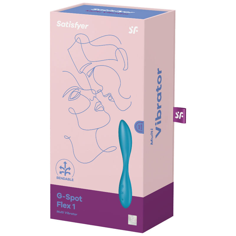 SATISFYER VIBRATOR Vibrateur Multi G-Spot Flex 1 Bleu — vue arrière