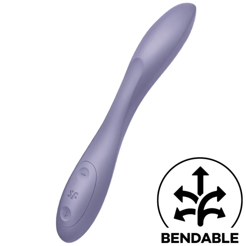 SATISFYER VIBRATOR Vibrateur Multi G-Spot Flex 2 Violet - Aura Intime