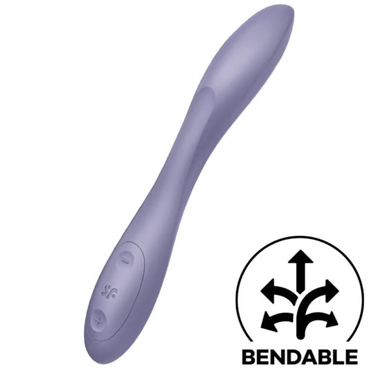 SATISFYER VIBRATOR Vibrateur Multi G-Spot Flex 2 Violet - Aura Intime