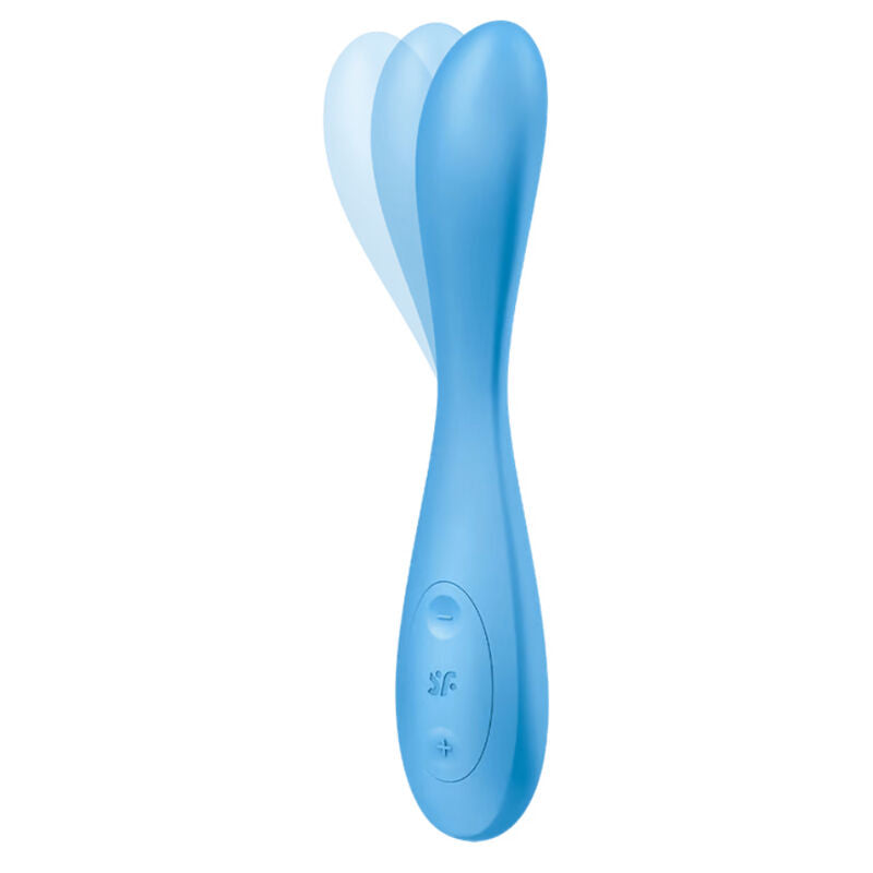 SATISFYER CONNECT Application Multi Vibrateur G-Spot Flex 4+ Bleu — vue détaillée