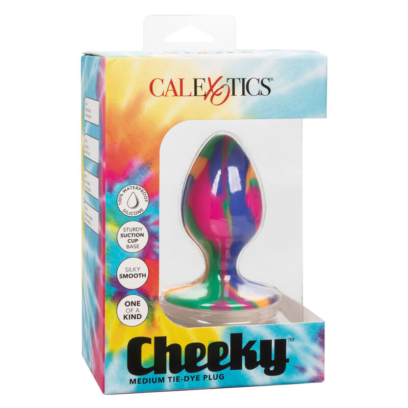 CALEXOTICS Cheeky Moyen Tie-Dye Plug Anal — vue détaillée