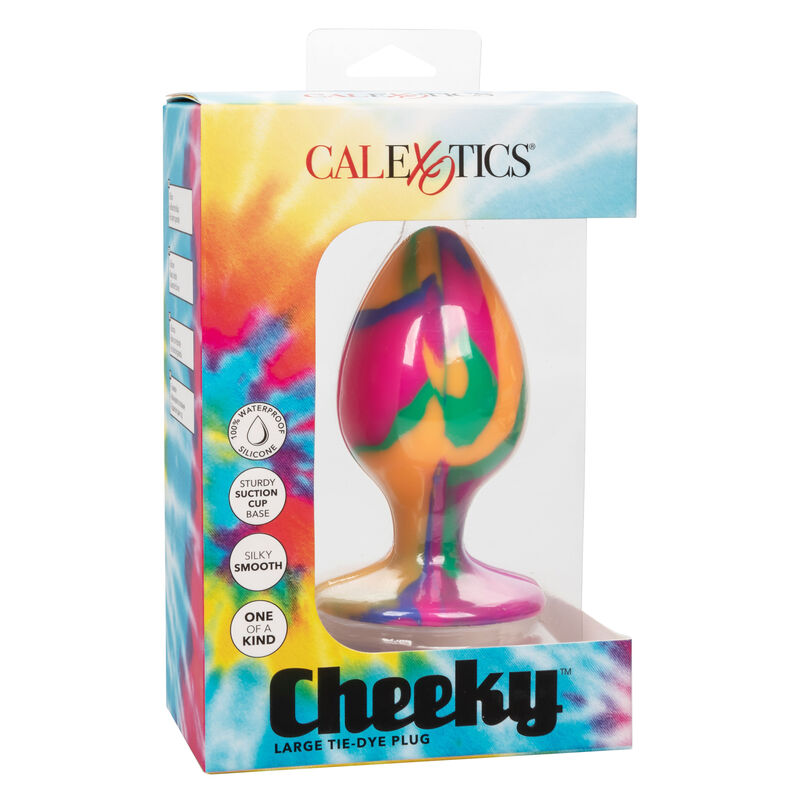 CALEXOTICS Cheeky Grand Plug Anal Tie-Dye — vue détaillée