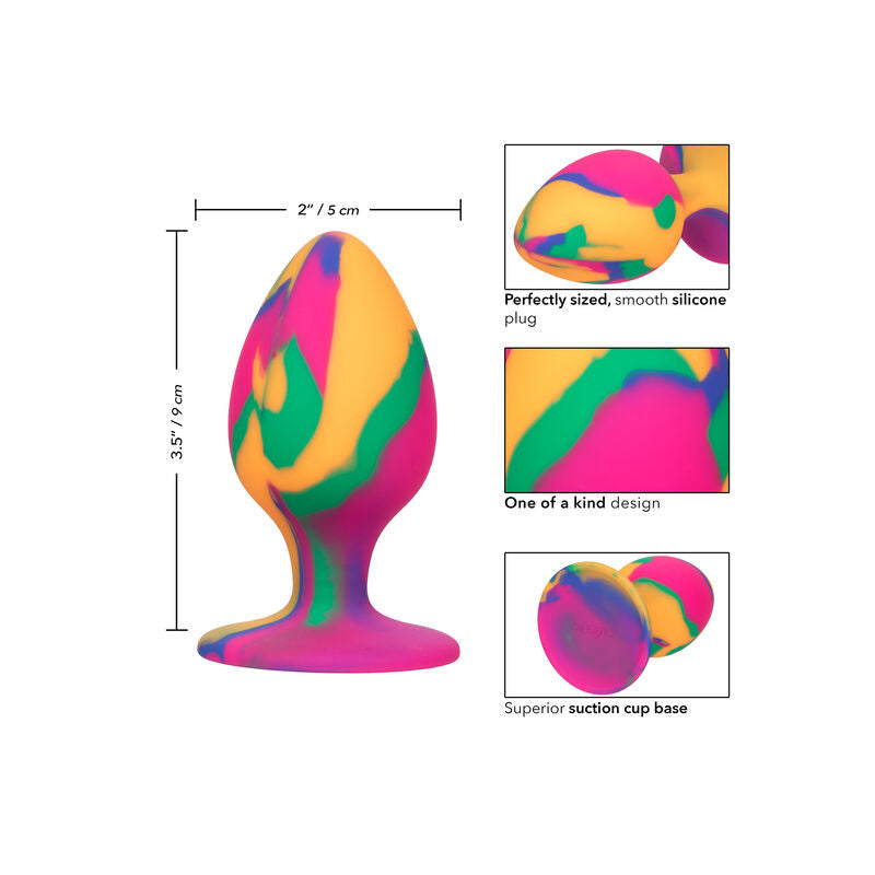 CALEXOTICS Cheeky Grand Plug Anal Tie-Dye — vue alternative
