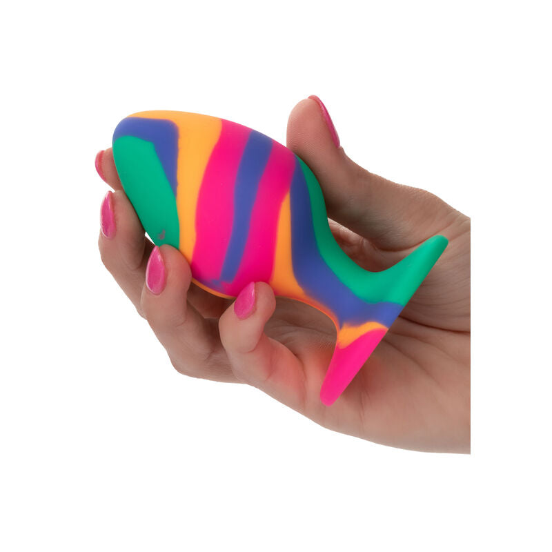 CALEXOTICS Cheeky Grand Plug Anal Tie-Dye — vue arrière