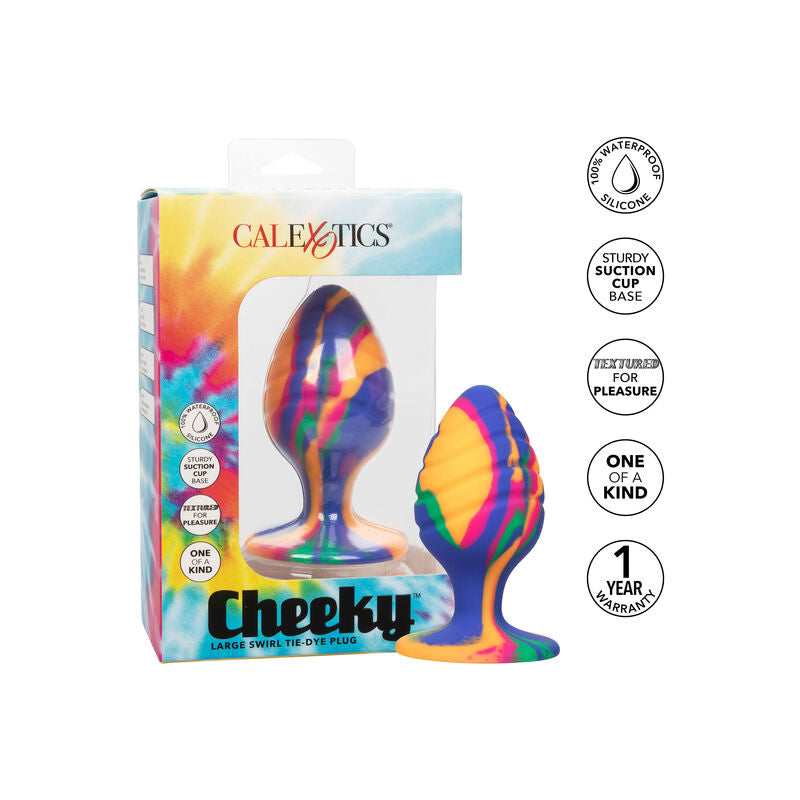 CALEXOTICS Cheeky Grande Swirl Plug Anal — vue alternative