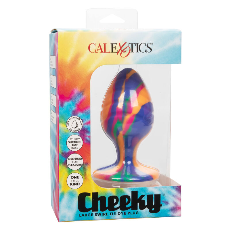 CALEXOTICS Cheeky Grande Swirl Plug Anal — accessoires inclus