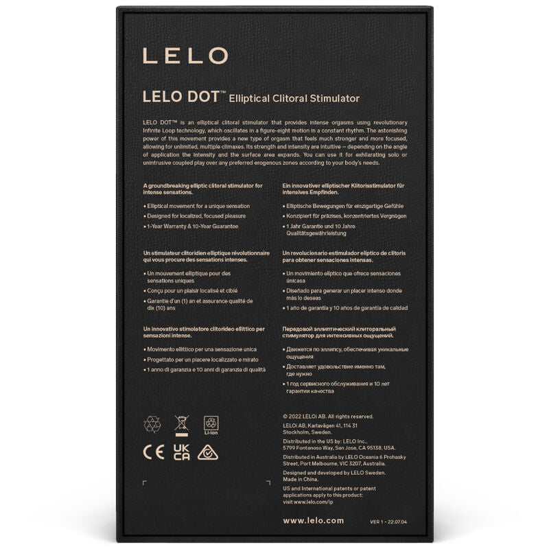 LELO Stimulateur Clitoris Dot - Aqua — vue alternative