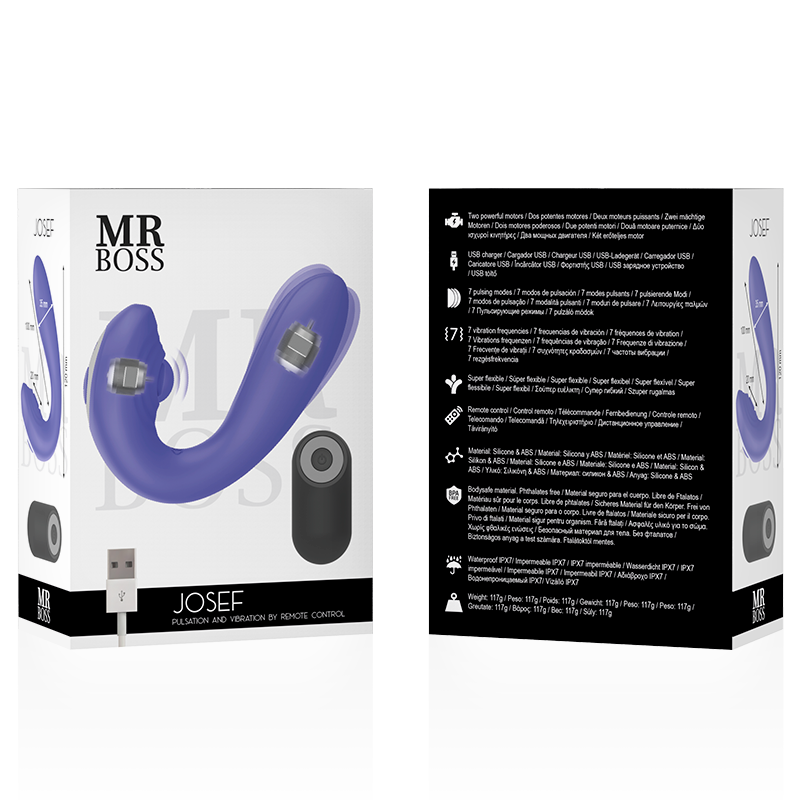 MR. BOSS Josef Télécommande Pulsation & Vibration Couples — vue détaillée