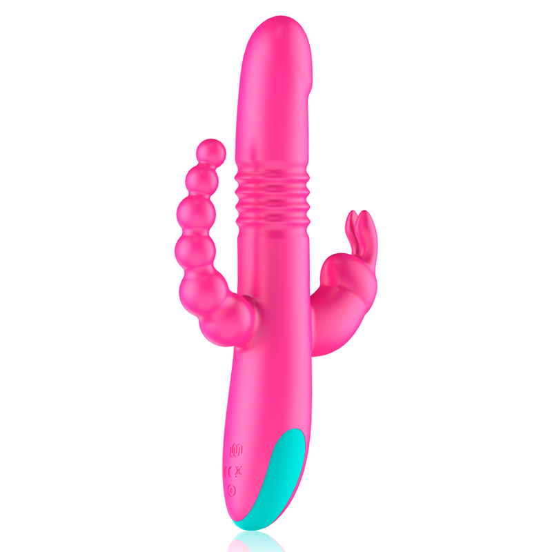 HAPPY LOKY DONALD TRIPLE STIMULATION : ANALE, POINT G CLITORIS + TÉL... — vue arrière
