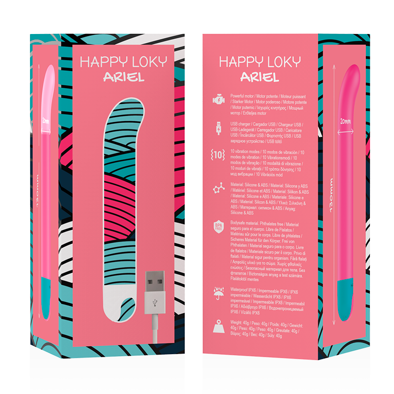 HAPPY LOKY Ariel Vibrateur Point G — accessoires inclus