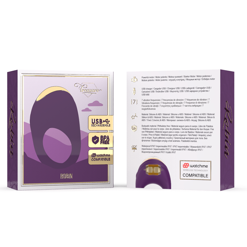 TREASURE ROBIN ANNEAU VIBRANT + TÉLÉCOMMANDE WATCHME — vue alternative