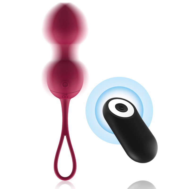 CICI BEAUTY Premium Silicone 3 Perles Kegel Vibrantes Télécommande — vue détaillée