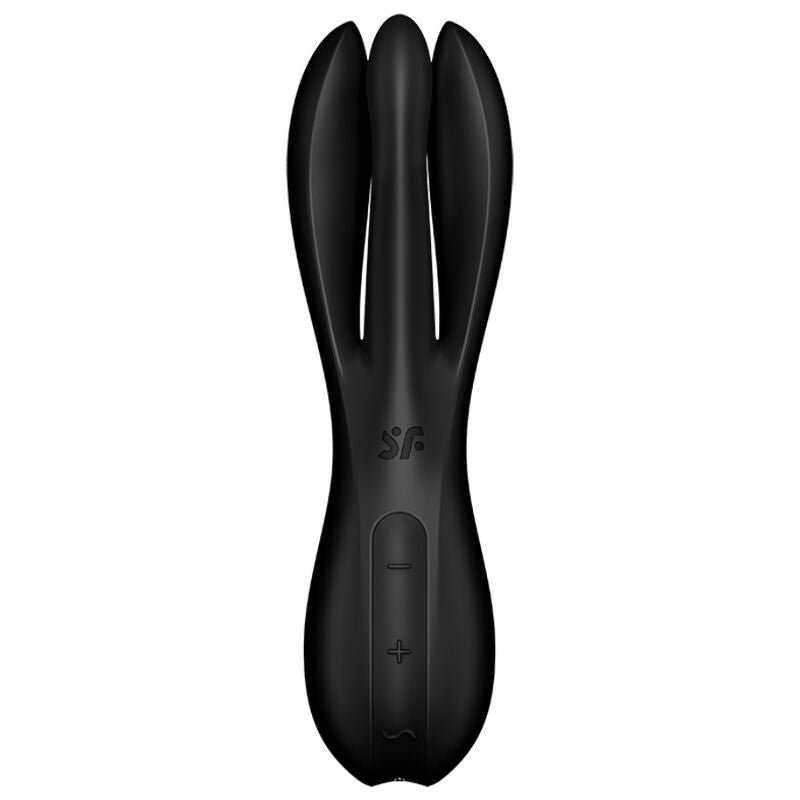 SATISFYER VIBRATOR Vibrateur Threesome 2 Noir — vue alternative