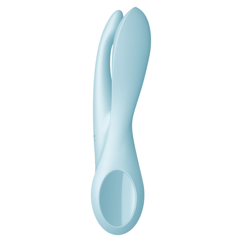 SATISFYER VIBRATOR Vibrateur Threesome 1 Bleu — vue arrière