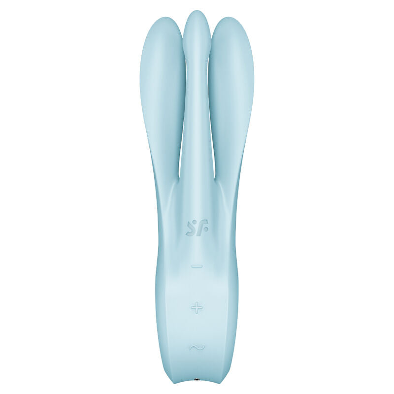 SATISFYER VIBRATOR Vibrateur Threesome 1 Bleu — vue alternative