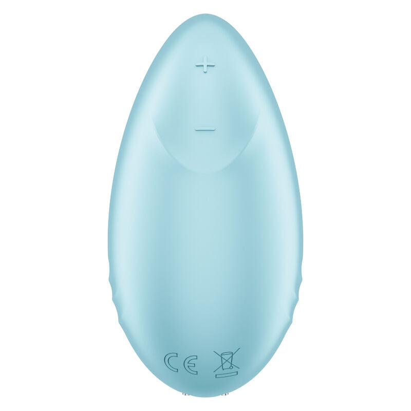 SATISFYER LAYONS VIBRATEUR POSER TROPICAL TIP BLEU — vue arrière