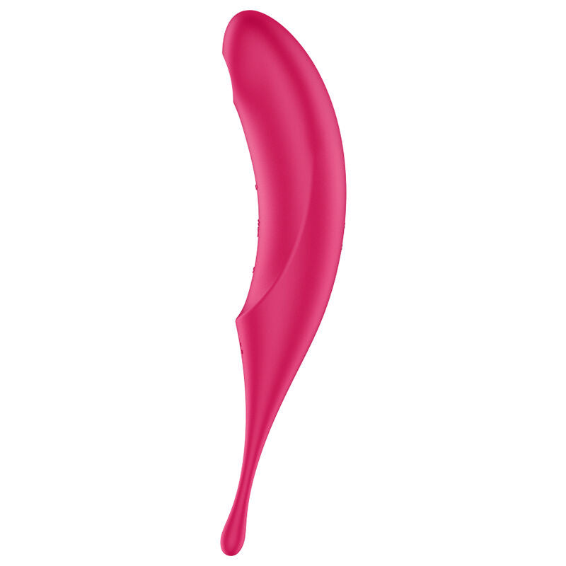 SATISFYER AIR PULSE Stimulateur Vibrateur Twirling Pro Air Pulse Rouge — vue alternative