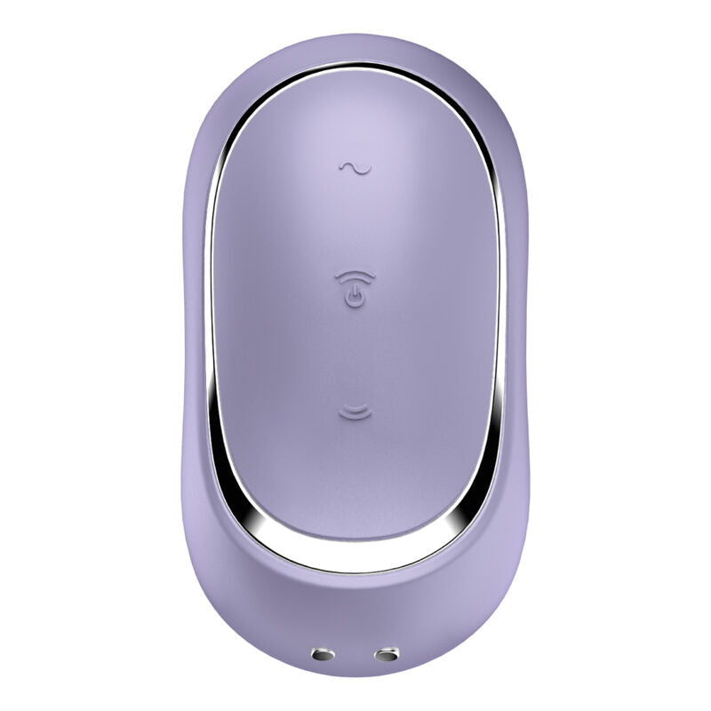 SATISFYER AIR PULSE Stimulateur Vibrateur Double Air Pulse Pro To Go 2 Violet — vue arrière
