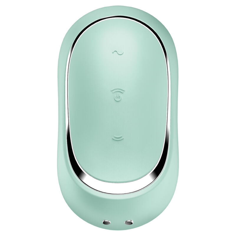 SATISFYER AIR PULSE Stimulateur Vibrateur Double Air Pulse Pro To Go 2 Vert — vue arrière