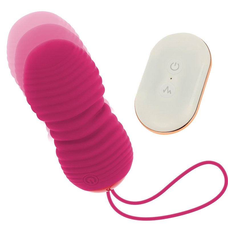 OHMAMA TÉLÉCOMMANDE EGG 7 MODES HAUT BAS ROSE — vue détaillée