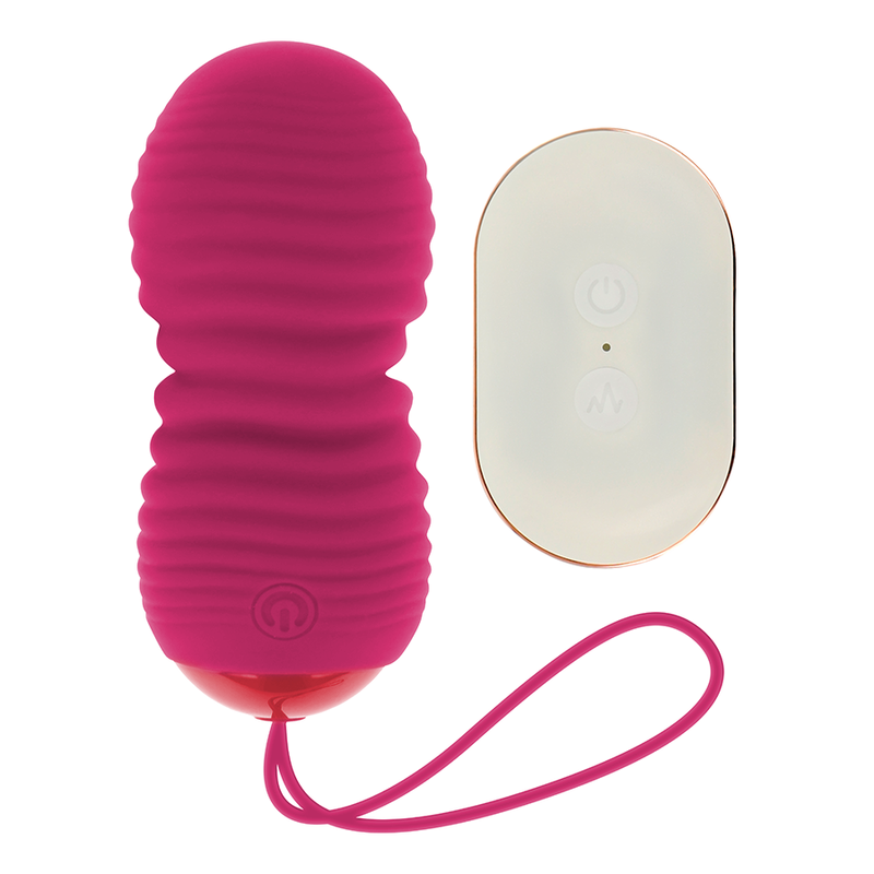 OHMAMA TÉLÉCOMMANDE EGG 7 MODES HAUT BAS ROSE - Aura Intime
