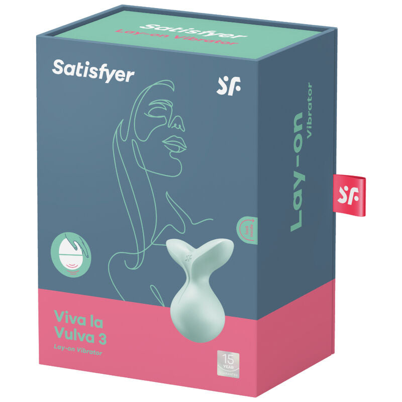 SATISFYER LAYONS Vibrateur Poser Viva Vulva 3 Vert — vue arrière